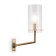 Wall lamp 60W, 1HE14, 26x12 cm, French gold