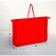 Folder for drawings and drawings A3, 470 x 335 x 55 mm, handles, plastic, lightning from above, "office"