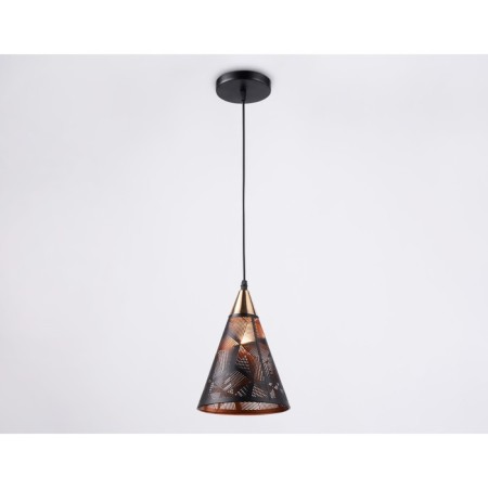 Suspended Ambrella Light, Loft, TR8431, E27, Black Color, Gold-2
