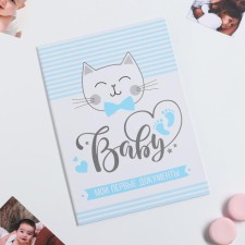Folder for birth certificate for the boy 