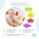 A set of anti-slip mini-rings for a bath 12 pcs., Mix color