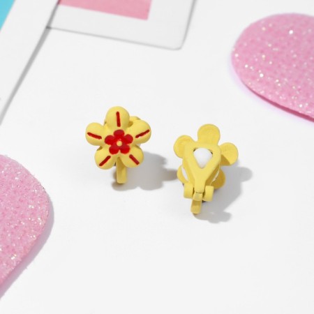 Clips children's "chosen" flowers, red-yellow color-2