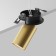 Technical C048CL-U-1BMG, 1xGU10, 10W, 5.2x5.2x12.3 cm lamp, black and matte gold.