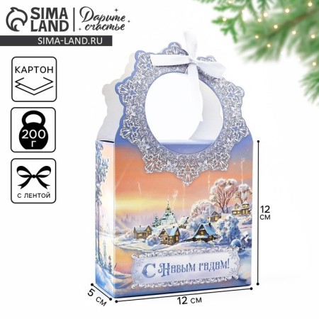 Box the team "Winter Tale" 12.3 x 21 x 5.3 cm, New Year