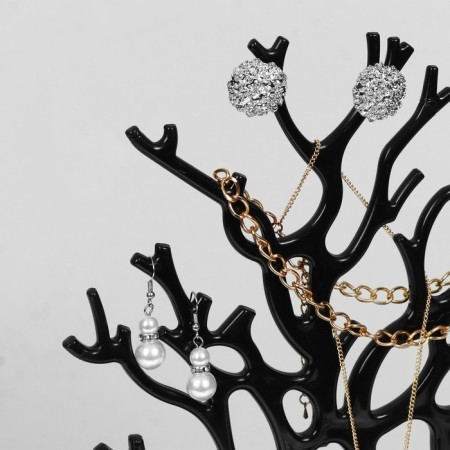 Stand for jewelry "Tree", 24 × 12 × 30 cm, black color-2