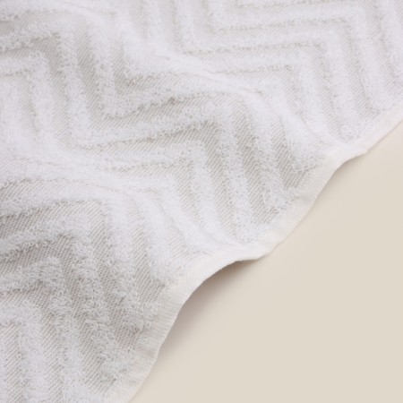 Trick Tenier SL Home: Geometry "Costa" 67x140 cm, 83% cotton, 17% lings, 500 g/m2-3