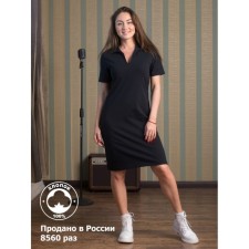 Women's dress, size 48, black color