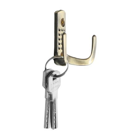 Furniture tundra hook TKD011, two -rod, bronze, 4 pcs TMP-1