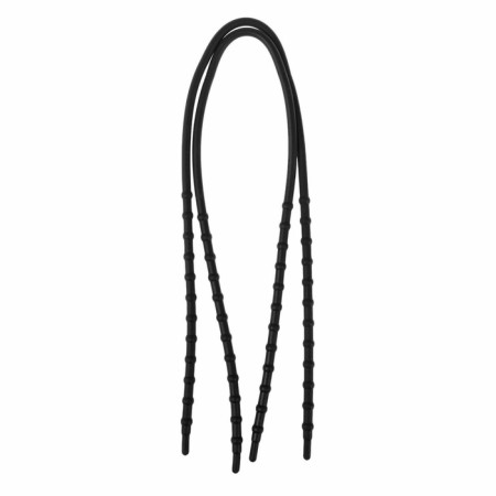 Shoes for shoes, steam, silicone, round d = 5 mm, 45 cm, black color-2