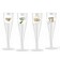 New Year's set of plastic glasses for champagne "Happy New Year", mix, 150 ml