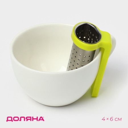 Sieve for tea "Basket", 4 × 4 × 6 cm, color mix
