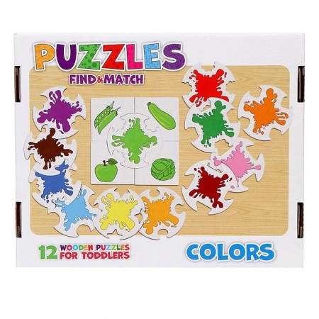 Set of puzzles - Associations "Colors", 12 puzzles-4