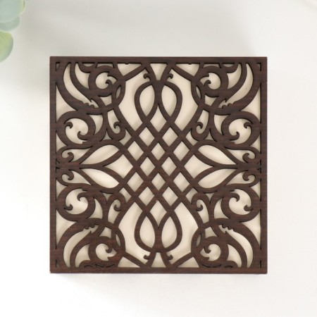 Casket "Patterns" 10x10x3 cm-1