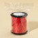 Ribbon for decor and gifts "Snowflakes", red, 0.5 cm × 200m