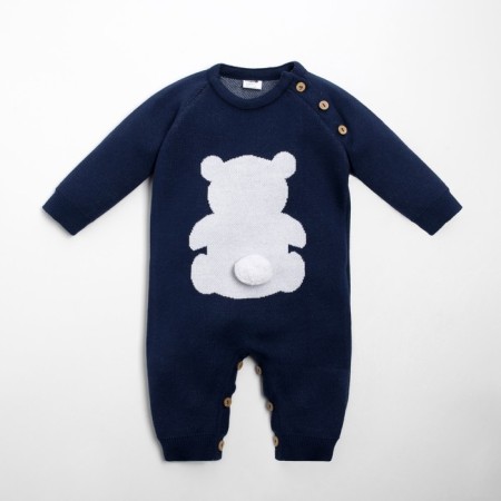 Knitstone Knitstone I “Bear” Growth 74-80 cm, Blue Color Blue