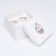 Box for 4 cupcake, white, 15 x 15 x 10 cm