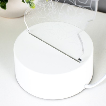 Sphinx lamp LED white 11x9.5x13 cm-6