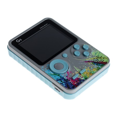 GARRACTION GOLD G5, with a gamepad, AV cable, 8 bits, 800 games, gray-3