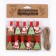 Set of decorative clothespins "Santa Claus and Christmas trees" set 10 pcs.