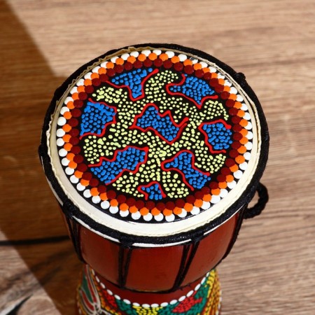 Souvenir musical instrument "Different drum -jambe" 13x13x24 cm, mix-23
