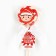 Lolling disk in a package on a New Year stick Taste of strawberries 15 g