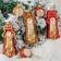 Набор ёлочных игрушек "Часы" 13*5 см микс