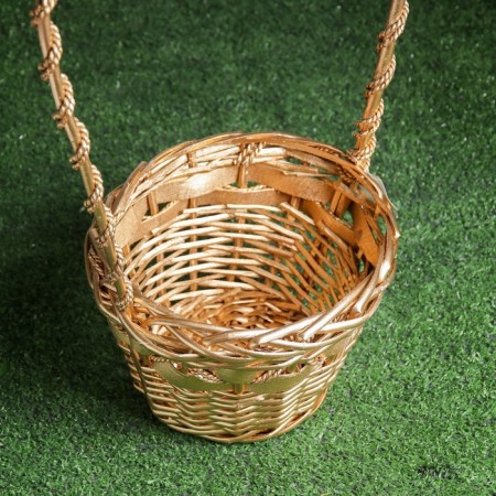 Gift basket, 22 × 16/55 cm, vine-1