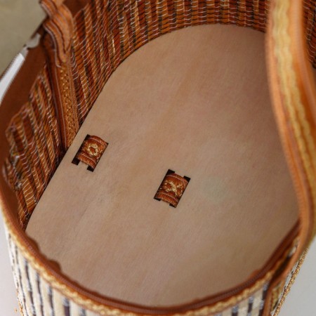 Basket for storage of the shade Nature, 24 × 14.5 × 14.5 cm, bamboo-4