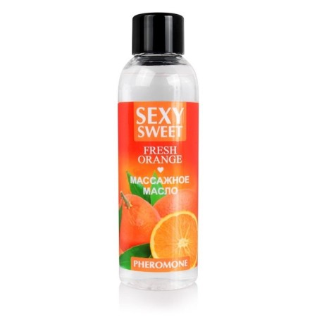 Massage oil Sexy Sweet Fresh Orange, with pheromones, 75 ml
