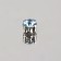 Rhinestones are sewing “circle”, in the frame, d = 8 mm, 20 pcs, the color of the blue