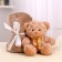 Soft toy with a plaid "Mishutka"