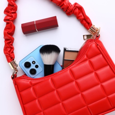 Baget bag, lightning department, red color-3