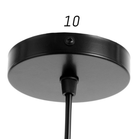 Suspended Lamp "Cylinder" 1x40W E27 16x16x116 cm-3