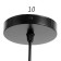 Suspended Lamp "Cylinder" 1x40W E27 16x16x116 cm