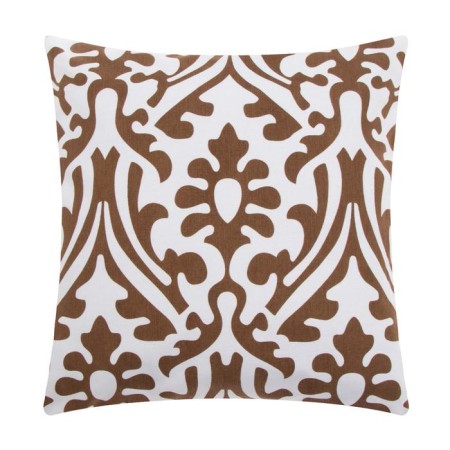Decorative pillowcase 40x40 cm, Monograms Beige, 100% cotton