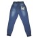 Jeans for girls, height 110 cm, blue color