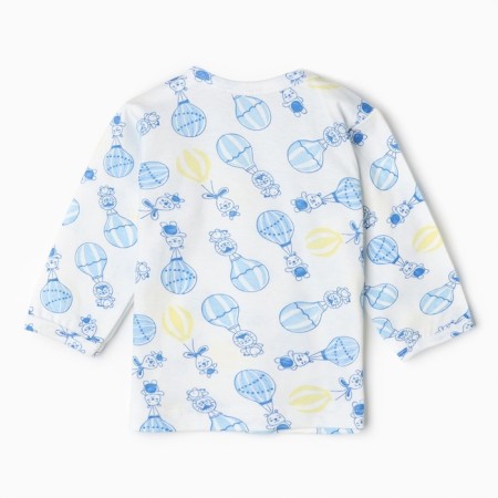 Kit (blouse/pants) "balloon", blue color, height 62 cm-4
