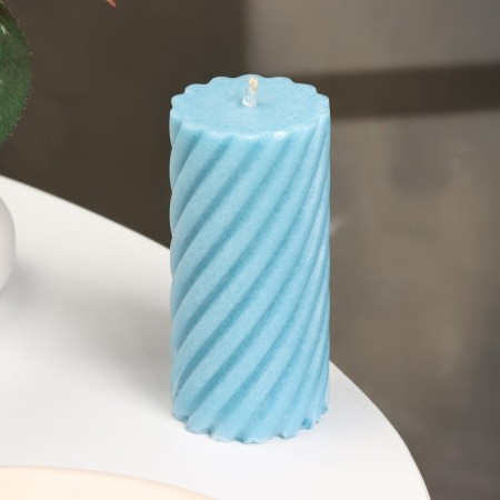 Candle-cylinder "Spiral", 5x10 cm, Niva, 6 hours-1