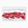 Shoes "Fun", set 4 pcs, 2 size, red
