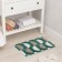 House rug of the share "Sphere", 40 × 60 cm, green-beige color