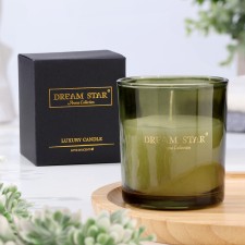 Aromatic candle in a glass 