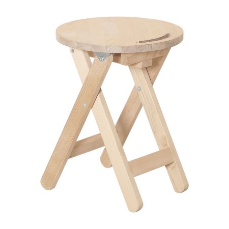 Folding stool, 350x390x445, varnish-2
