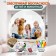 Blocator Children's magnetic Lockland with a latch, 4 lock locks in comp.