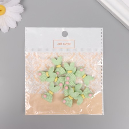 Decor for creativity Plastic "Green Tail of the Mermaid" set of 12 pcs 2.3x1.4 cm-3