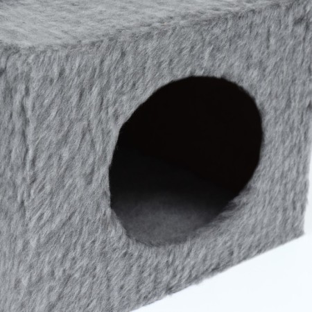 House-cogue 2 Ur. square with 2 square shelves, 53 x 35 x 65 cm, gray-4