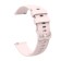 Smart hours strap, 22 mm, silicone, pink
