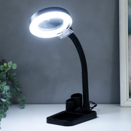 Lupa lamp for creativity with sub., From the network 220V black 52x17x14 cm-1