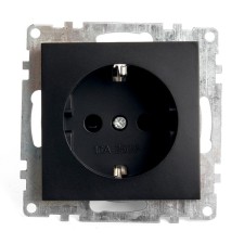 1-seater socket with a protective curtain s/h, 250v, 16a, Stekker series Katrin, GLS16-7110-05, Che 1022444