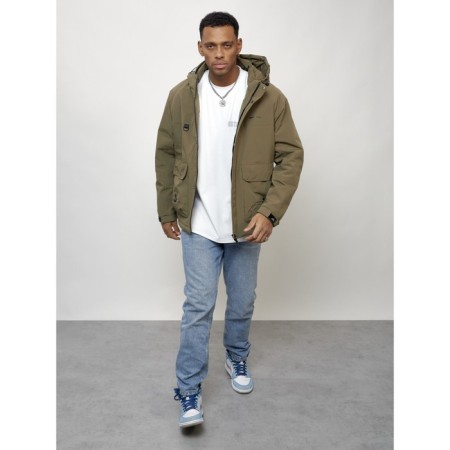 Male spring jacket, size 50, dark beige color-14