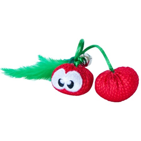 Toy Petestages dental "Cherry" for cats, with cat mint, 7 cm